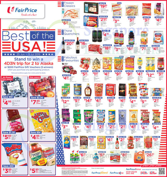 Best of USA Products Thirst Quenchers, Wines, Sweets, Cereals, Air Flown Items