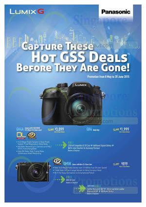 Featured image for (EXPIRED) Panasonic Digital Cameras & Lenses GSS Deals 2 – 28 Jun 2015