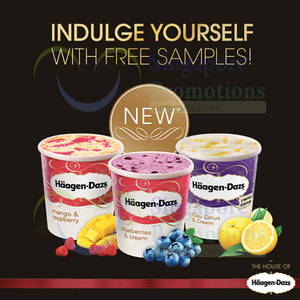 Featured image for Haagen-Dazs Samples Giveaway @ Selected Fairprice Outlets 19 – 21 Jun 2015