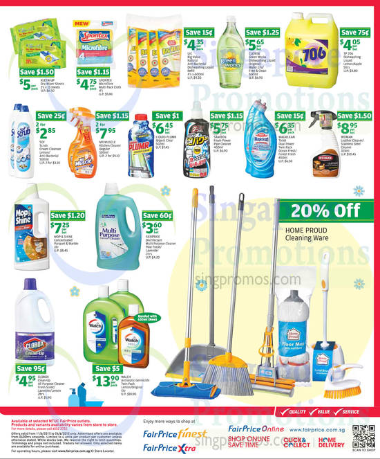 Household Cleaning Products, Multi Purpose Cleaner, Dishwashing Liquid, Dry Wiper Sheets, Walch, Weiman, Mr Muscle, Magiclean