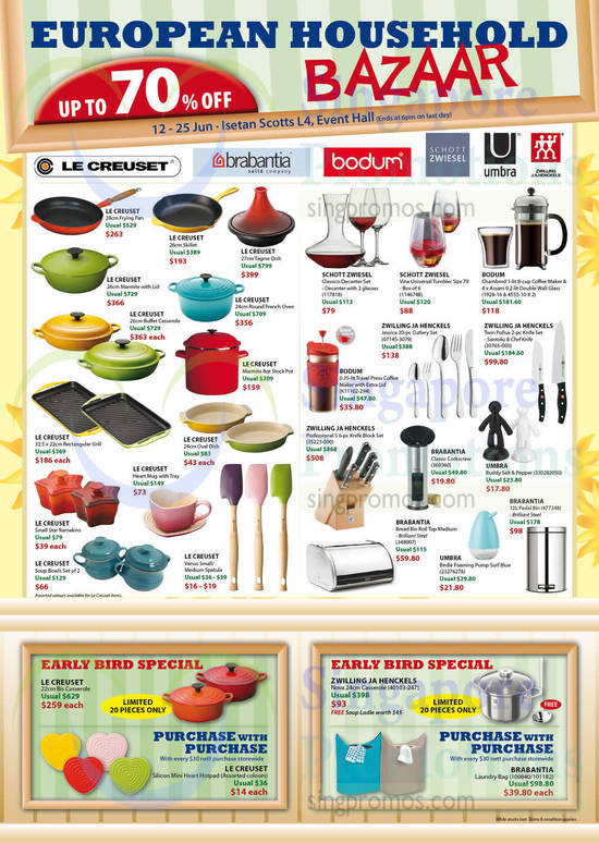 Isetan European Household Bazaar 9 Jun 2015