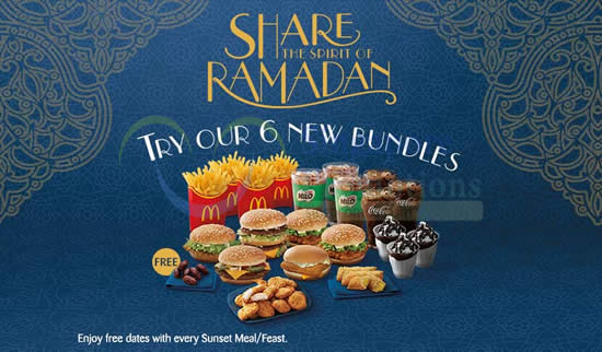 McDonald's McDelivery New Ramadan Bundle Combo Meals 19 