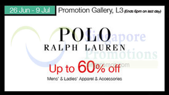 Polo Ralph Lauren Promo Event @ Isetan Scotts 26 Jun – 9 Jul 2015