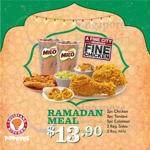Featured image for (EXPIRED) Popeyes New $13.90 Ramadan Combo Meal 17 Jun – 16 Jul 2015