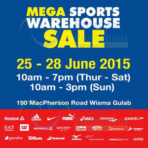 Featured image for (EXPIRED) Royal Sporting House Warehouse SALE 25 – 28 Jun 2015