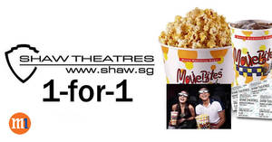 Featured image for (EXPIRED) M1 customers enjoy 1-for-1 Shaw Theatres movie tickets on Sundays!