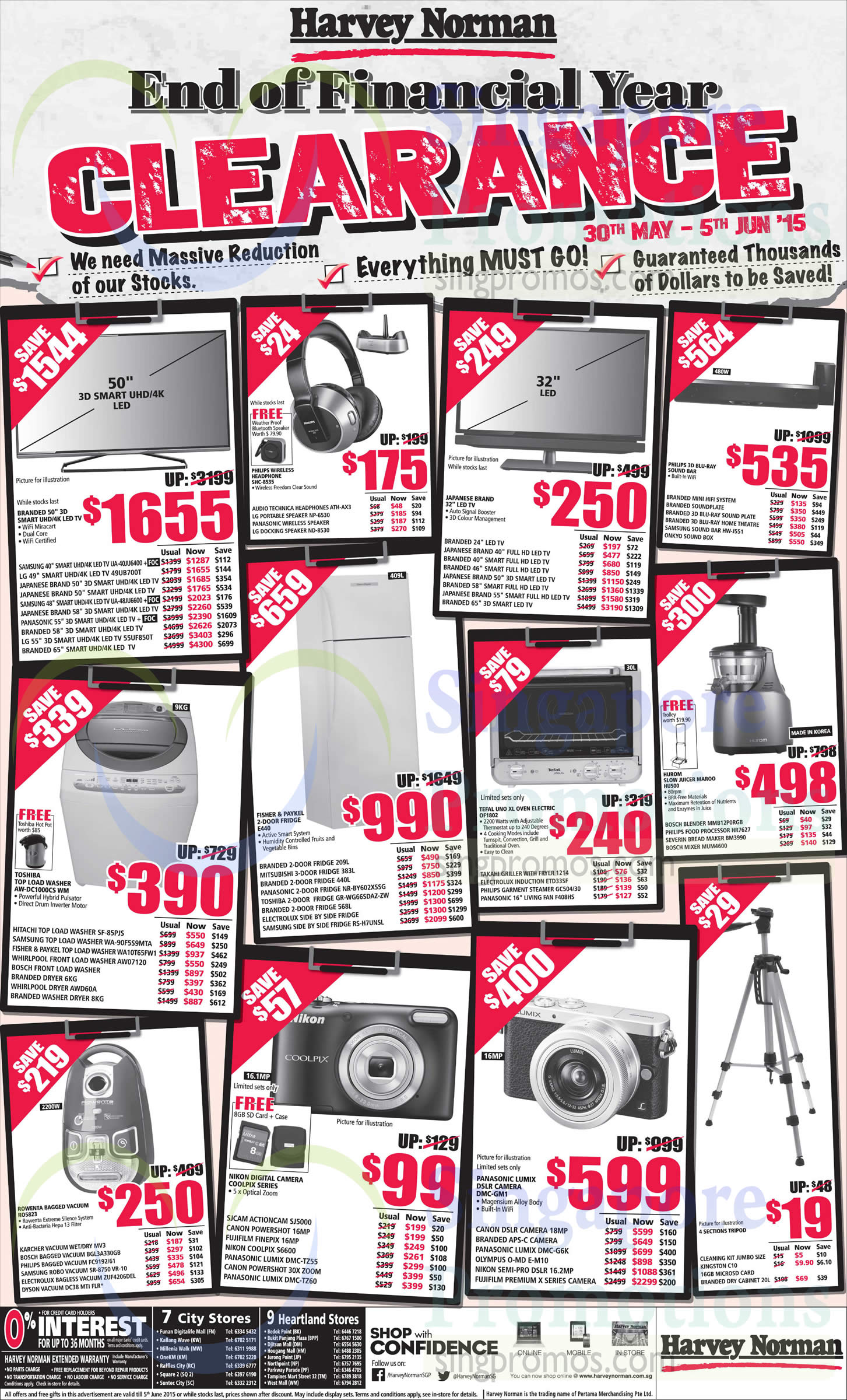 Featured image for Harvey Norman Electronics, Appliances, Furniture & Other Offers 30 May - 5 Jun 2015