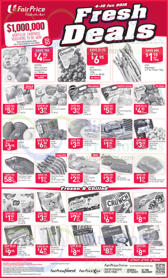 (Till 10 Jun) Fresh Deals Fruits, Seafood, Frozen, Chilled Products