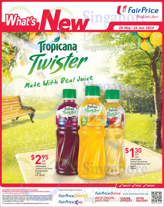 Tropicana Twister Fruit Drinks Orange, Apple, Blackcurrant