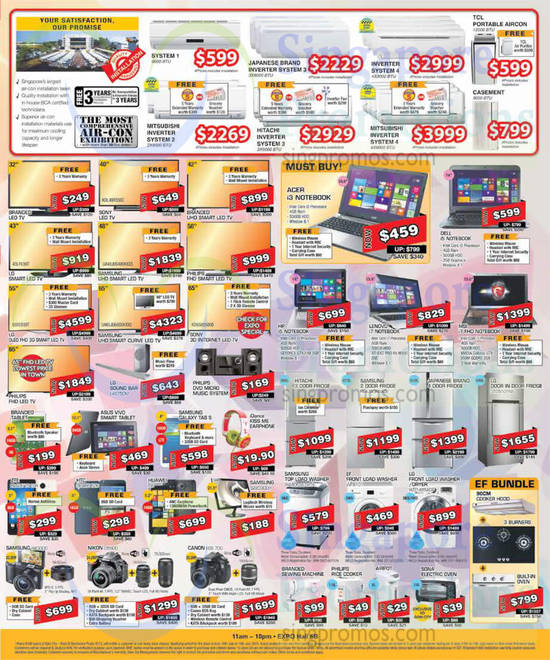 16 Jul Air Conditioners, TVs, Notebooks, Fridges, Washers, Tablets, Digital Cameras