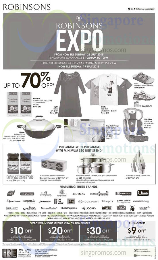 17 Jul Apparels, Shoes, Baby Seat, Bedsheet Set, Wok, Purchase With Purchase, Featured Brands