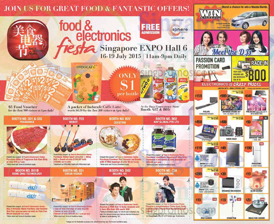 18 Jul Cut Out Coupons, Meet the DJs, Passion Card Promotion, Trade-In, Electronics