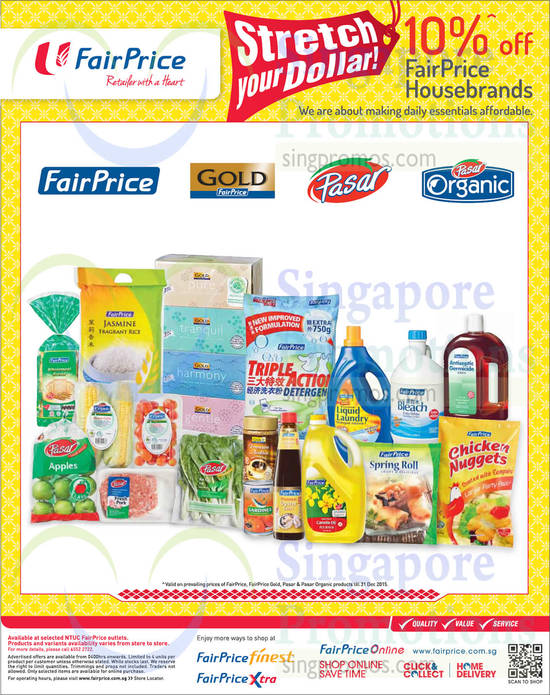 24 Jul 10 Percent Off Fairprice Housebrands