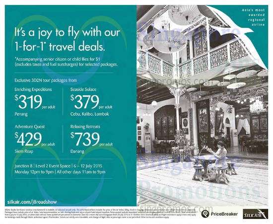 6 Jul Travel Deals