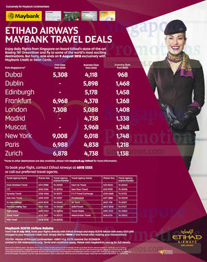 Featured image for (EXPIRED) Etihad Airways Promo Fares For Maybank Cardmembers 6 Jul – 9 Aug 2015