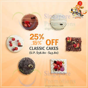 Featured image for BreadTalk 25% Off Whole Classic Cakes 28 – 31 Jul 2015