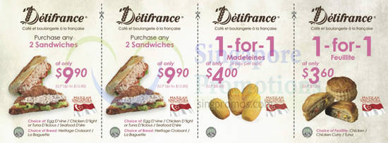 Delifrance Discount Coupons Front