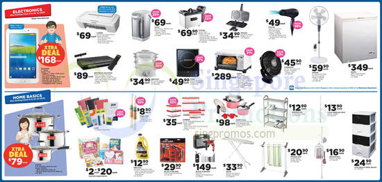 Electronics, Home Basics, Printer, Airpot, Steamer, Tablet