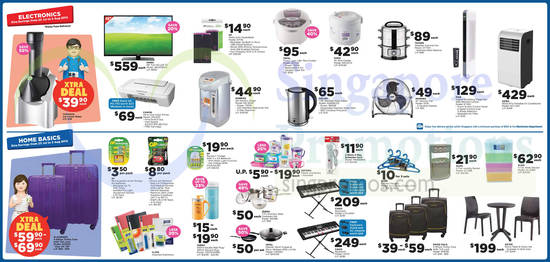 Electronics, Home Basics, TV, Printer, Rice Cookers, Powerbank, Keyboards, Cookware Set, Air Conditioner, Fans, Steamer And Hot Pot, Trolley Case