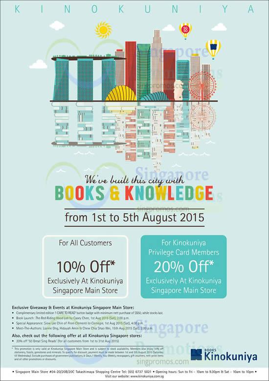 Kinokuniya 1 Aug 2015