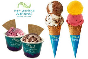 Featured image for (EXPIRED) New Zealand Natural 36% OFF Two Scoops of Ice Cream @ 4 Locations 25 Jul 2015
