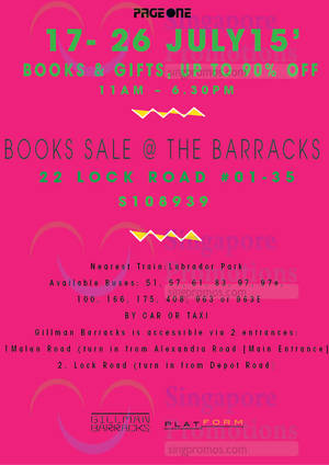 Featured image for (EXPIRED) Page One Books & Gifts Sale 17 – 26 Jul 2015