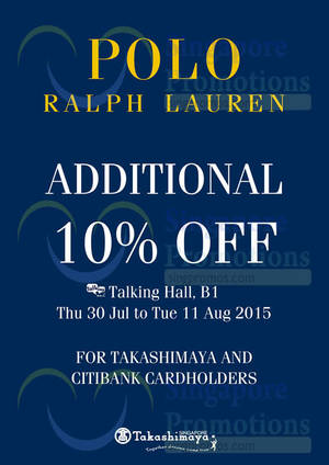 List of Polo Ralph Lauren related Sales 
