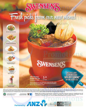 Featured image for Swensen’s 50% Off Selected Sundaes For ANZ Cardmembers 3 Jul – 31 Aug 2015