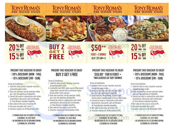 Tony Romas 24 Jul 2015