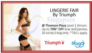 Featured image for (EXPIRED) Triumph Lingerie Fair @ Thomson Plaza 20 Jul – 2 Aug 2015