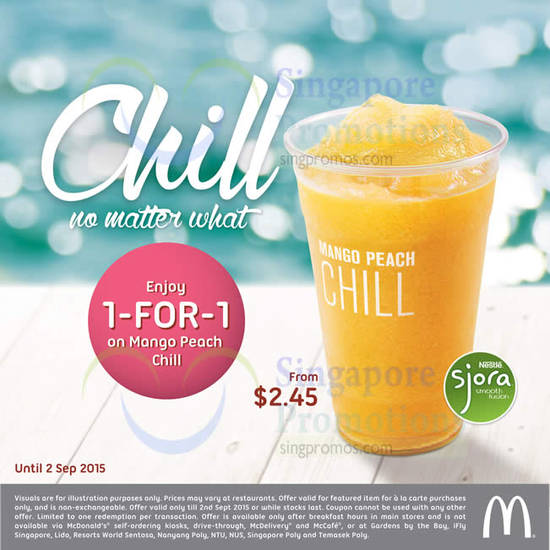 1-for-1 Mango Peach Chill