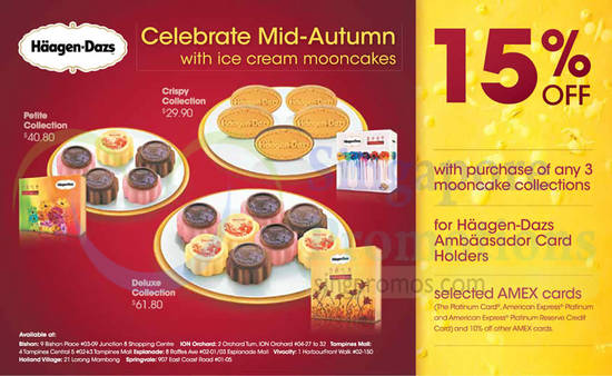 23 Sep 15 Percent Off Mooncake Collections