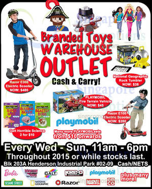 Featured image for (EXPIRED) Action Toyz Branded Toys Warehouse Outlet 27 Aug – 13 Sep 2015