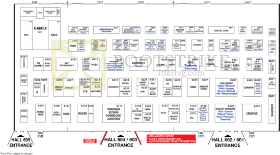 Floor Plan Level 6, COMEX 2015