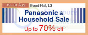 Featured image for (EXPIRED) Panasonic Household Sale @ Nex 19 – 31 Aug 2015