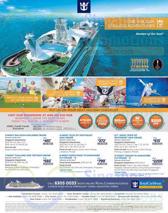 Royal Caribbean 27 Aug 2015