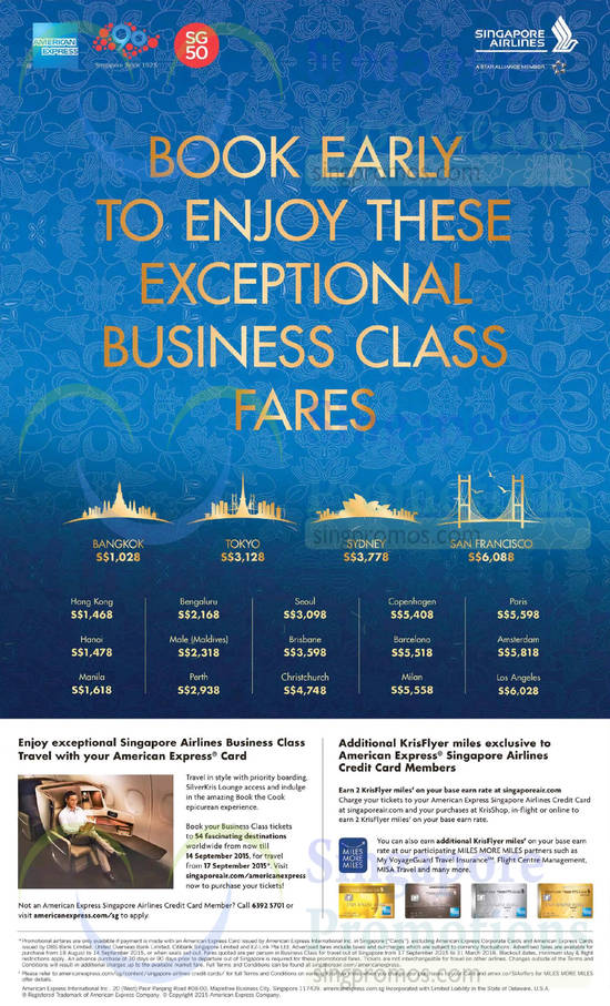 Singapore Airlines 18 Aug 2015