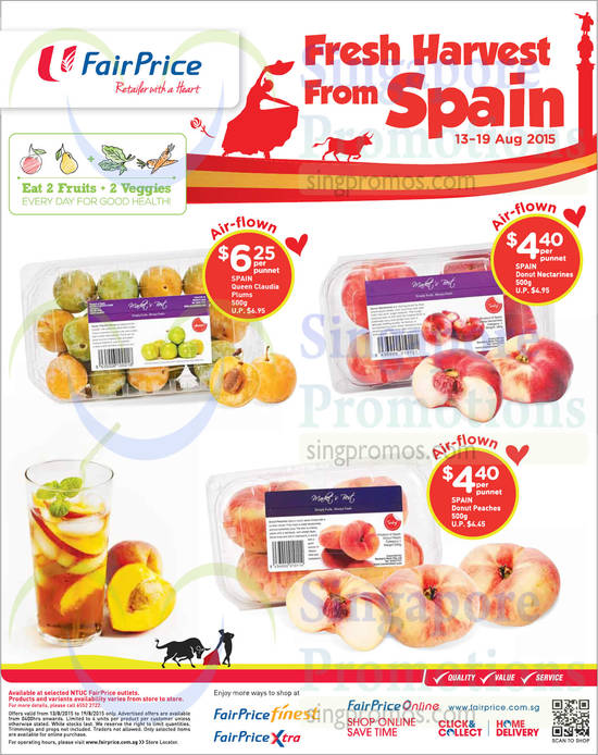 Spain Plum, Peaches, Nectarines