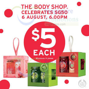 Featured image for (EXPIRED) The Body Shop $5 Gift Cubes Promo 6 – 10 Aug 2015