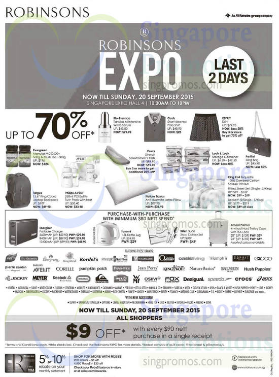 19 Sep Apparels, Supplements, Handbag, Bedsheet Set, Backpack, Purchase With Purchase, Featured Brands