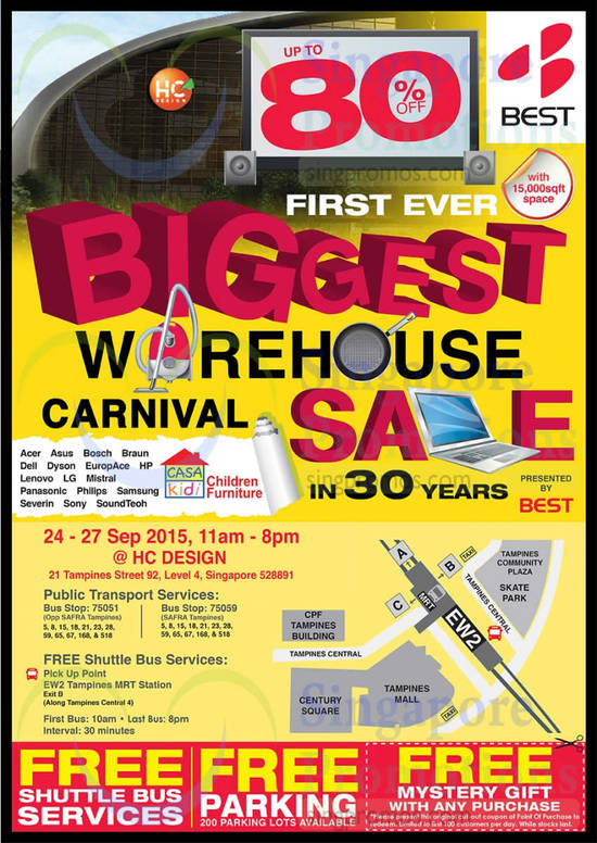 Best Denki Warehouse Sale 22 Sep 2015