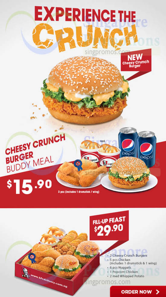 Cheesy Crunch Burger Buddy Meal