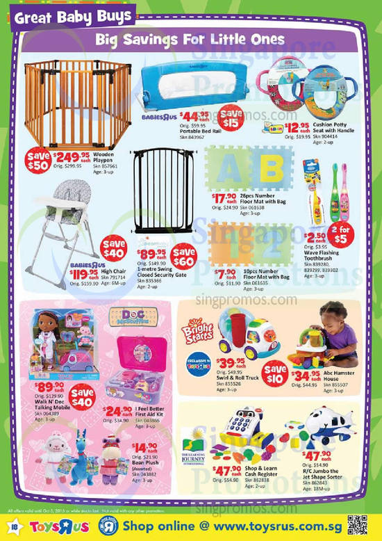 Great Baby Buys, Babies R Us, Dream Baby, Doc McStuffins, Bright Starts, The Learning Journey