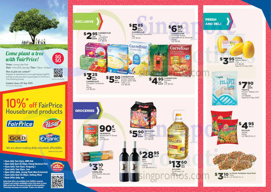 Groceries, Fresh n Deli, Wine, Cooking Oil, Biscuits, Instant Noodle, Fruit, Frozen Tilapia Loin, 365, Golden, Trapia, Carrefour