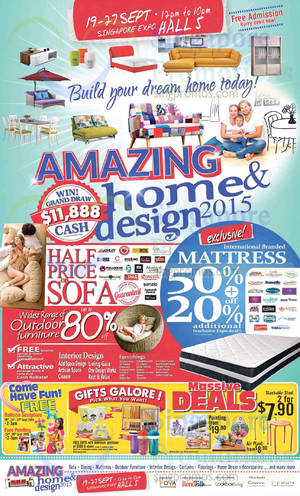 Featured image for Amazing Home & Design 2015 @ Singapore Expo 19 – 27 Sep 2015