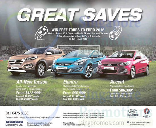 Hyundai Tucson, Elantra, Accent 26 Sep 2015