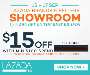 Featured image for (EXPIRED) Lazada $15 OFF $100 Spend Storewide 1-Day Coupon Code 17 Sep 2015