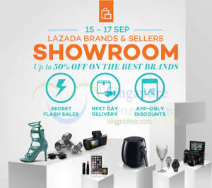 Featured image for (EXPIRED) Lazada Up to 50% Off Brands & Sellers Showroom 15 – 17 Sep 2015