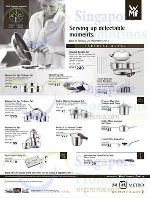 Featured image for (EXPIRED) WMF Kitchenware Offers @ Metro 5 – 20 Sep 2015