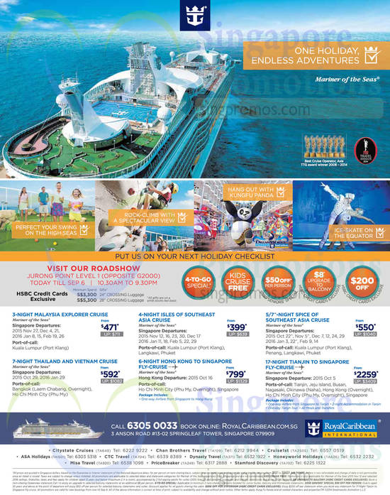 Royal Caribbean 1 Sep 2015